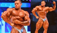 Эстебан Фукене одержал победу в бодибилдинге до 212 фунтов на турнире "South Florida Pro" 2024 года